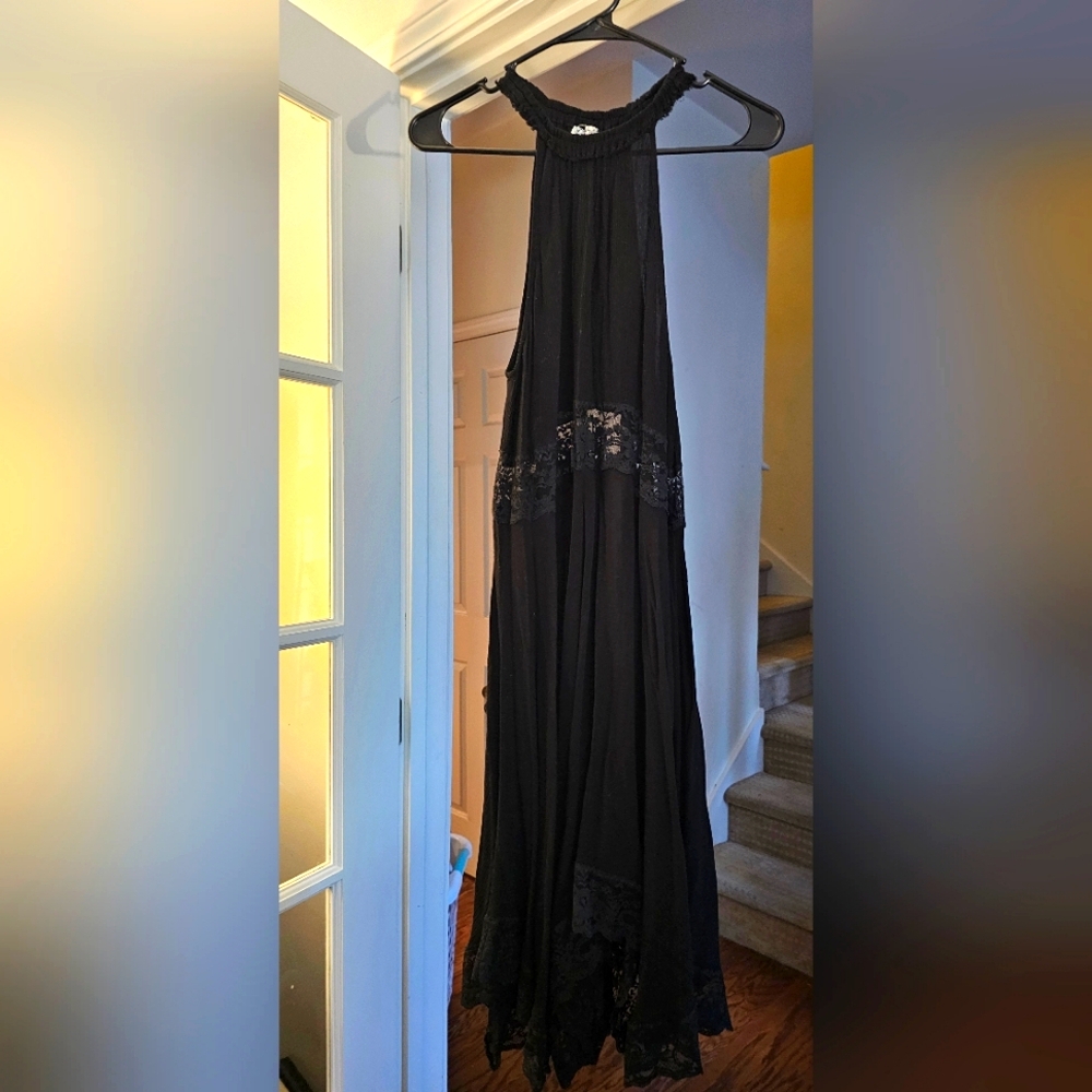 Free People intimately black dress sz S